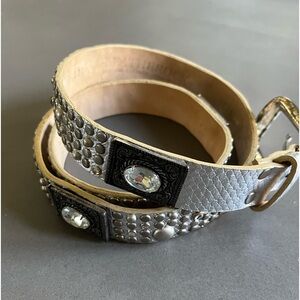 Vintage Leather Rock belt